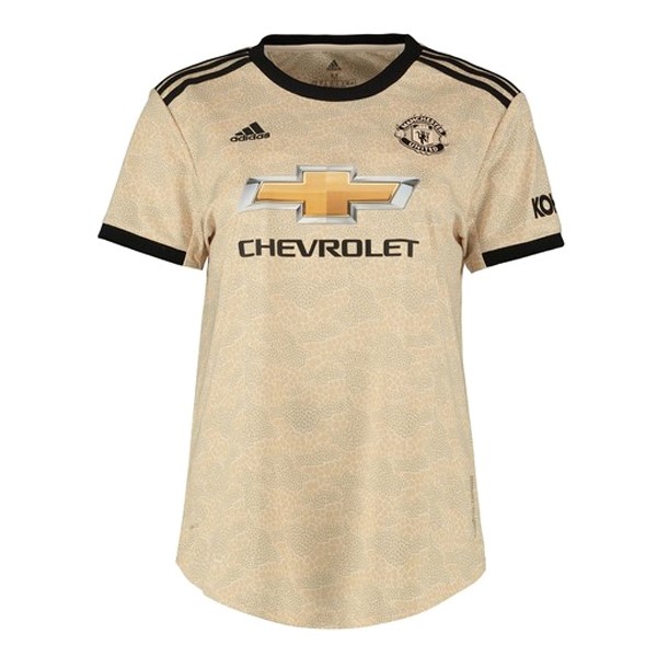 Camiseta Manchester United Segunda equipo Mujer 2019-20 Marron